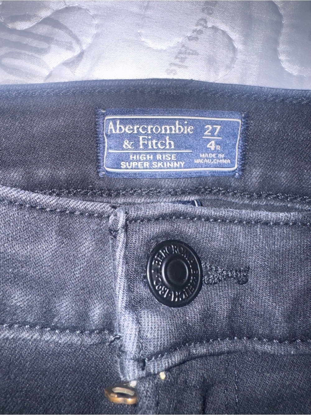 Abercrombie & Fitch Black Skinny Jeans